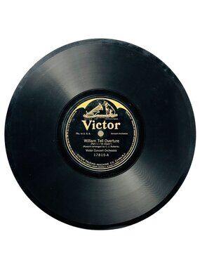 Victor Concert Orchestra William Tell Overture 10in Shellac 78 RPM Victor 17815